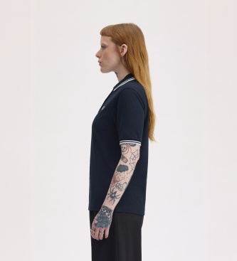Fred Perry Polo Twin Tipped azul-marinho