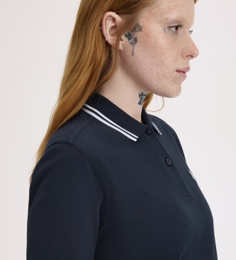 Fred Perry Polo Twin Tipped azul-marinho