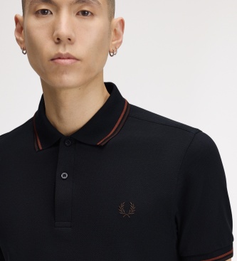 Fred Perry Polo Twin Tipped azul-marinho