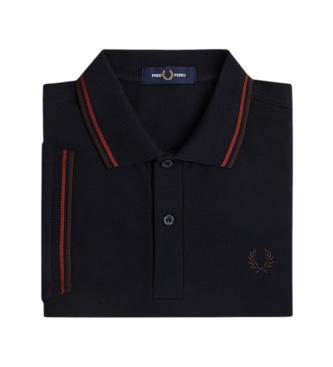 Fred Perry Polo Twin Tipped azul-marinho