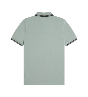 Fred Perry Polo Twin Tipped verde claro