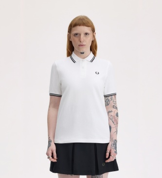 Fred Perry Polo Twin Tipped branco