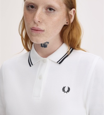 Fred Perry Polo Twin Tipped branco
