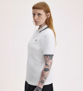 Fred Perry Polo Twin Tipped branco
