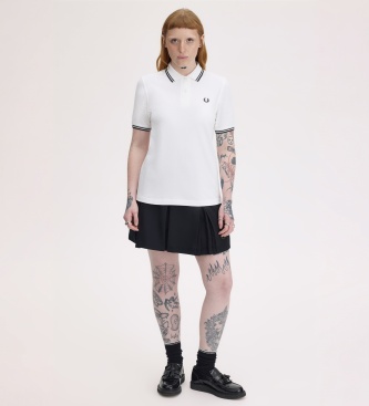 Fred Perry Polo Twin Tipped branco