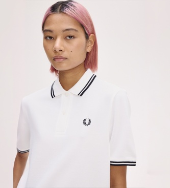 Fred Perry Polo Twin Tipped branco