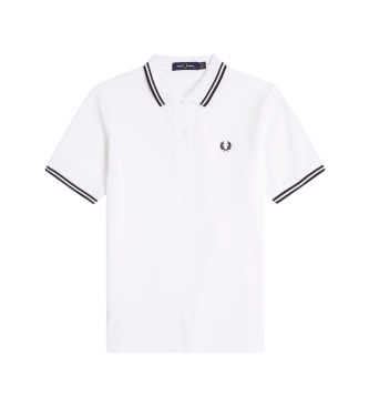 Fred Perry Polo Twin Tipped branco