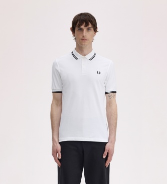 Fred Perry Polo Twin Tipped branco