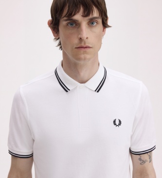 Fred Perry Polo Twin Tipped branco