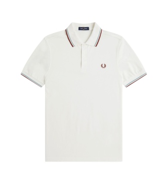 Fred Perry Polo Twin Tipped vit