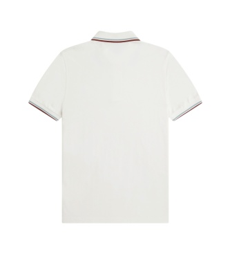 Fred Perry Polo Twin Tipped vit
