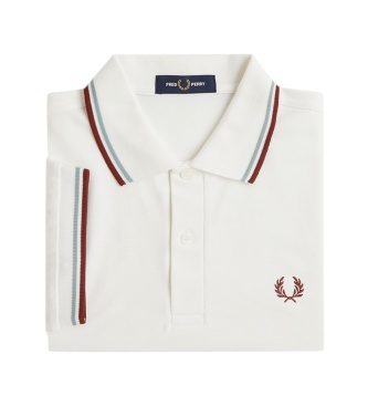 Fred Perry Polo Twin Tipped vit