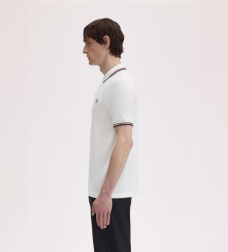 Fred Perry Polo Twin Tipped branco
