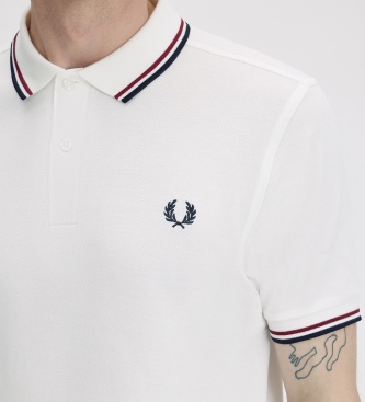 Fred Perry Polo Twin Tipped branco