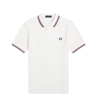 Fred Perry Polo Twin Tipped branco