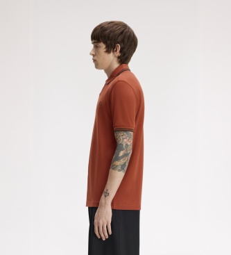 Fred Perry Polo Twin Tipped laranja