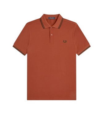 Fred Perry Polo Twin Tipped laranja