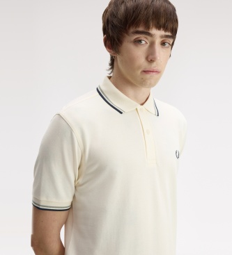 Fred Perry Polo Twin Tipped bege