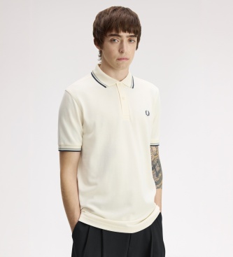 Fred Perry Polo Twin Tipped bege