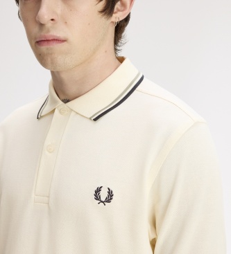 Fred Perry Polo Twin Tipped bege