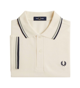 Fred Perry Polo Twin Tipped bege