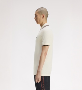 Fred Perry Polo Twin Tipped bege
