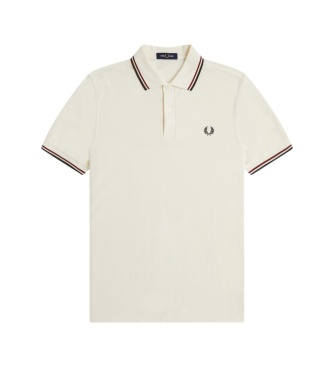 Fred Perry Polo Twin Tipped bege