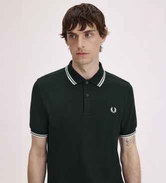 Fred Perry Polo Twin Tipped verde