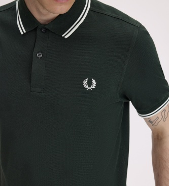 Fred Perry Polo Twin Tipped verde