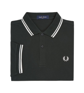 Fred Perry Polo Twin Tipped verde