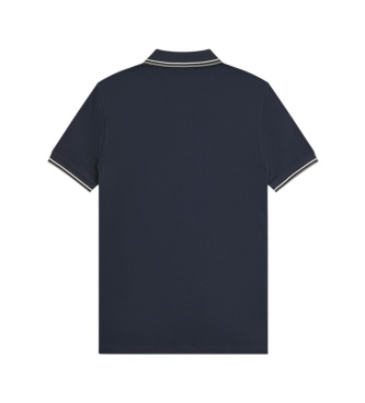 Fred Perry Polo Twin Tipped grigio militare scuro