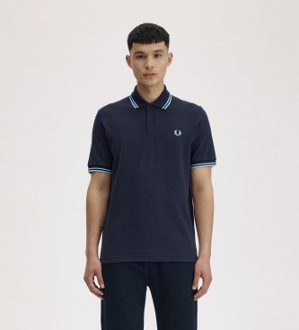 Fred Perry Polo Twin Tipped Inghilterra blu navy