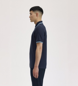 Fred Perry Polo Twin Tipped Inghilterra blu navy