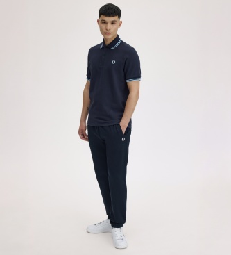 Fred Perry Polo Twin Tipped Inghilterra blu navy