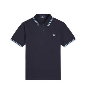 Fred Perry Polo Twin Tipped Inghilterra blu navy