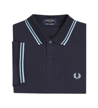 Fred Perry Polo Twin Tipped Inghilterra blu navy