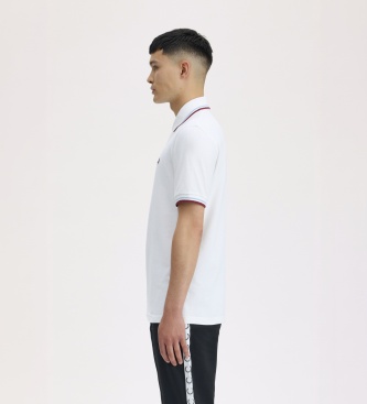 Fred Perry Polo Twin Tipped Inglaterra branco