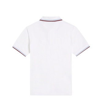 Fred Perry Polo Twin Tipped Inglaterra branco