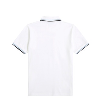Fred Perry Polo Twin Tipped England branco