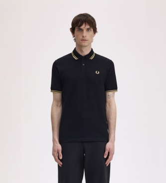 Fred Perry Polo Twin Tipped England preto