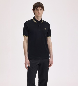 Fred Perry Polo Twin Tipped England preto