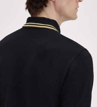 Fred Perry Polo Twin Tipped England preto