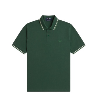Fred Perry Polo Twin Tipped Inglaterra verde