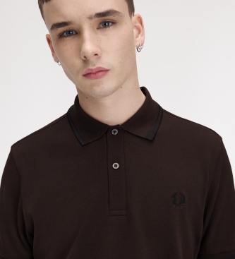 Fred Perry Polo Twin Tipped castanha