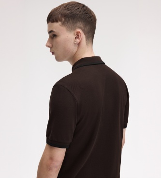 Fred Perry Polo Twin Tipped castanha