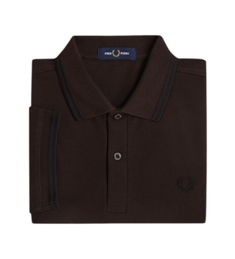 Fred Perry Polo Twin Tipped castanha