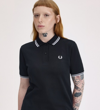 Fred Perry Polo Twin Tipped preto