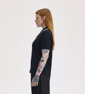 Fred Perry Polo Twin Tipped preto