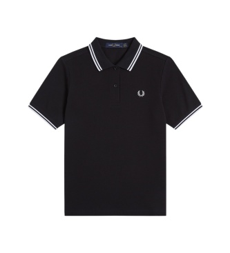 Fred Perry Polo Twin Tipped preto