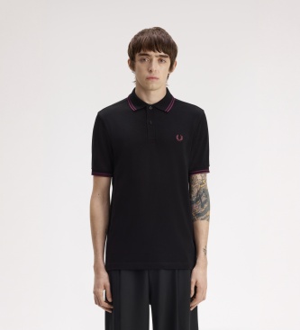 Fred Perry Polo Twin Tipped preto